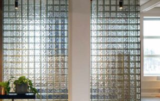 pose panneau brique de verre intérieur ou extérieur