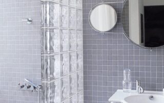 carreau de verre salle de bian