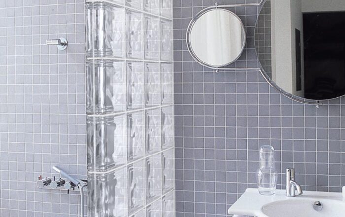 carreau de verre salle de bian